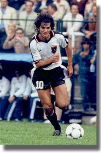 Reinhold Hintermaier als Spieler im Trikot der österreichischen Nationalmannschaft